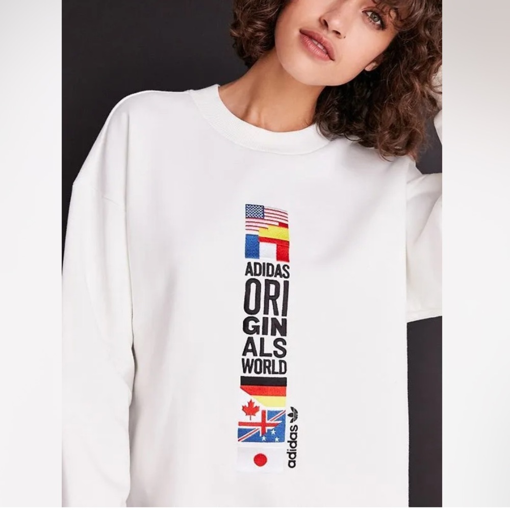 Flag Archive Sweatshirt by Adidas Originals